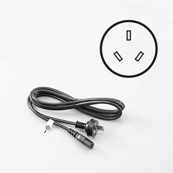 全長2.5m、750Wモデル用ACケーブル(定格電圧250V/定格電流10A)